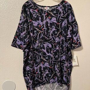 Disney maleficent Lularoe top